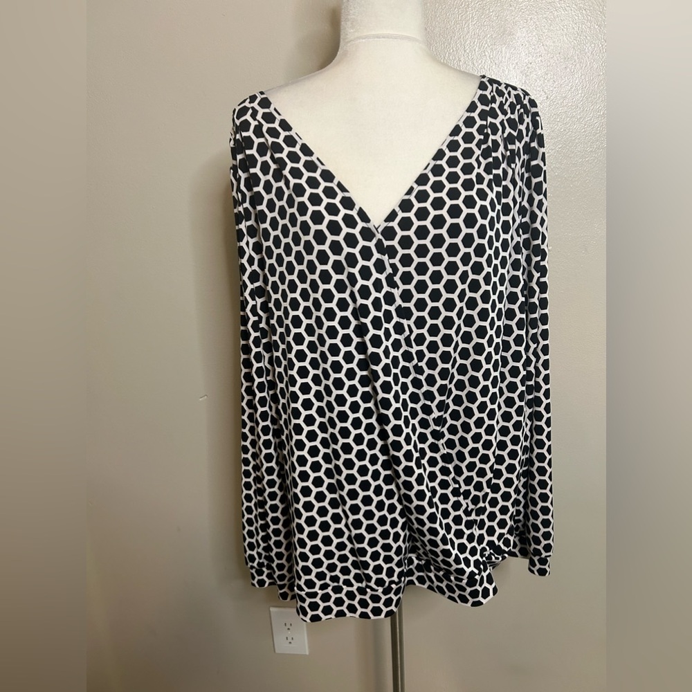 Worthington Size 3X Geometric Design Top